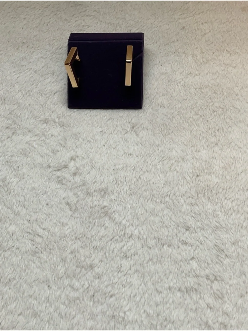 Gold Bar Stud Earrings for Women